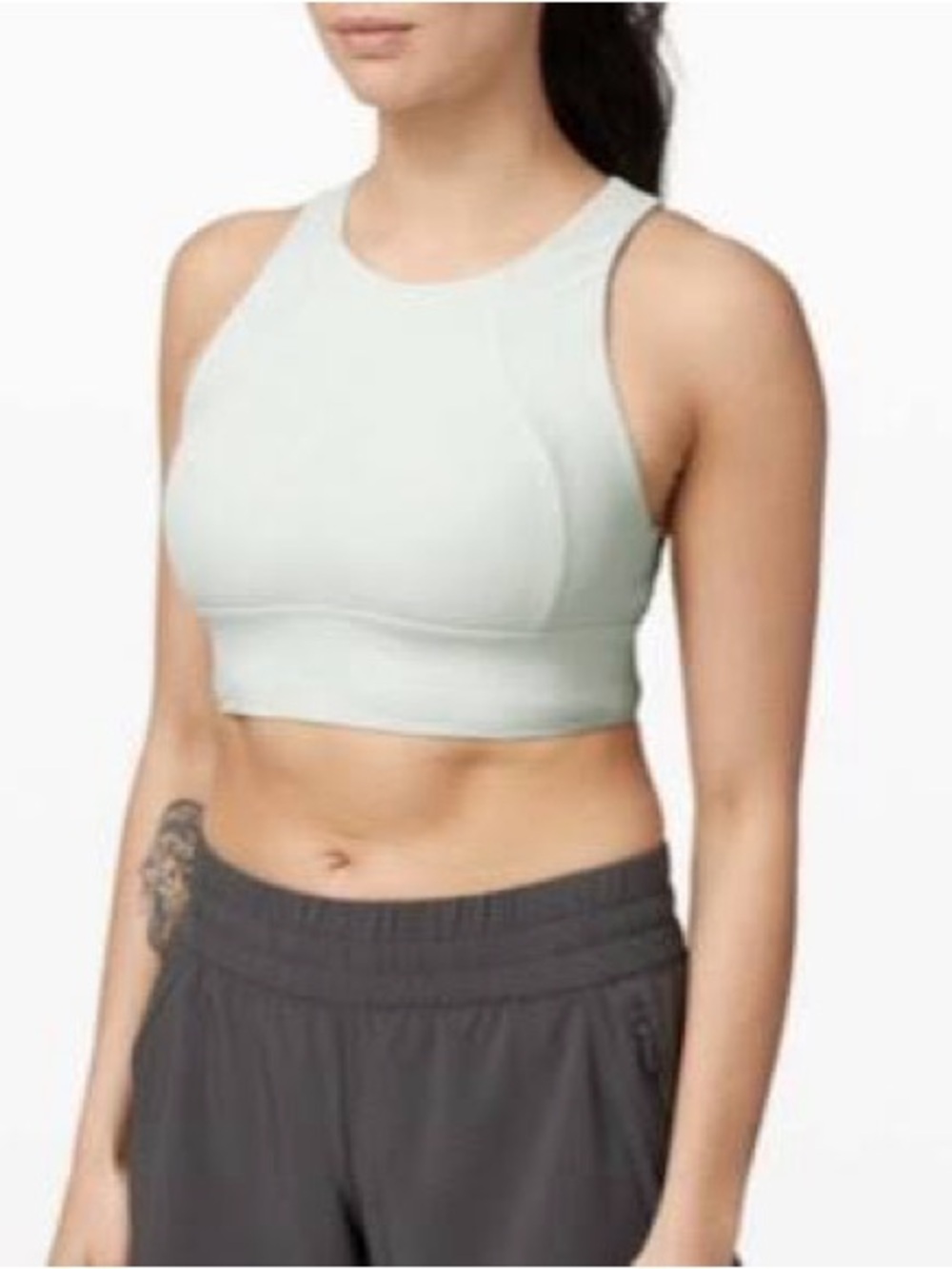 Lululemon Set Challenger Bra in Island Mist
